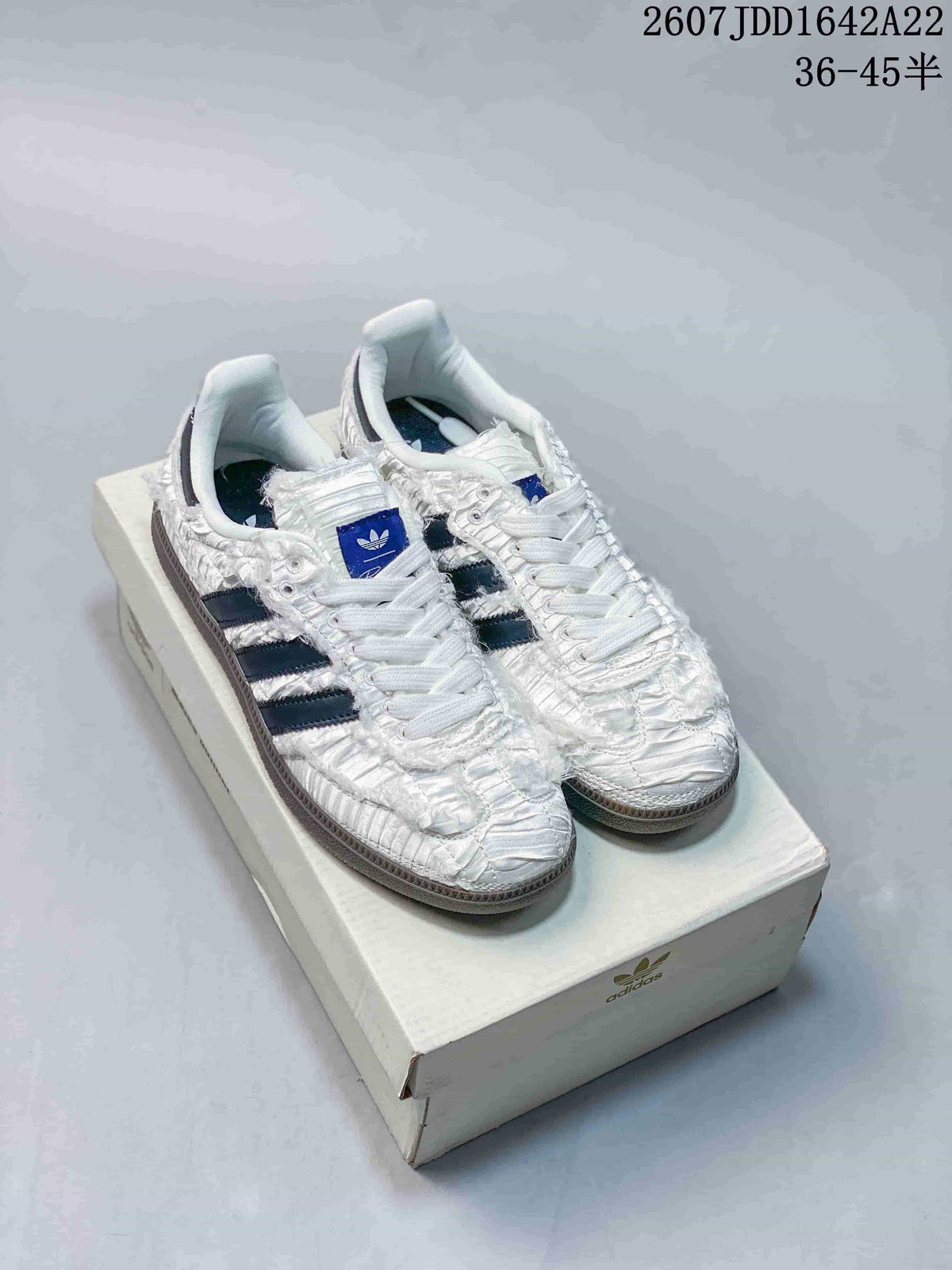 adidas Originals x Caroline Samba OG Ruched Low-Top Sneakers