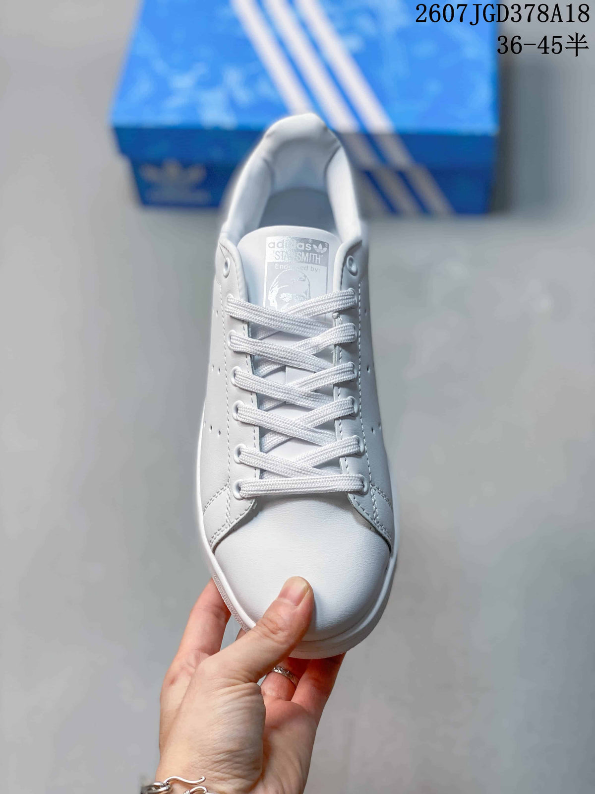 Adidas Stan Smith White Sneakers 2607JGD378A18