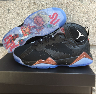 Jordan Air Jordan 7 Sneakers Black Red Gold