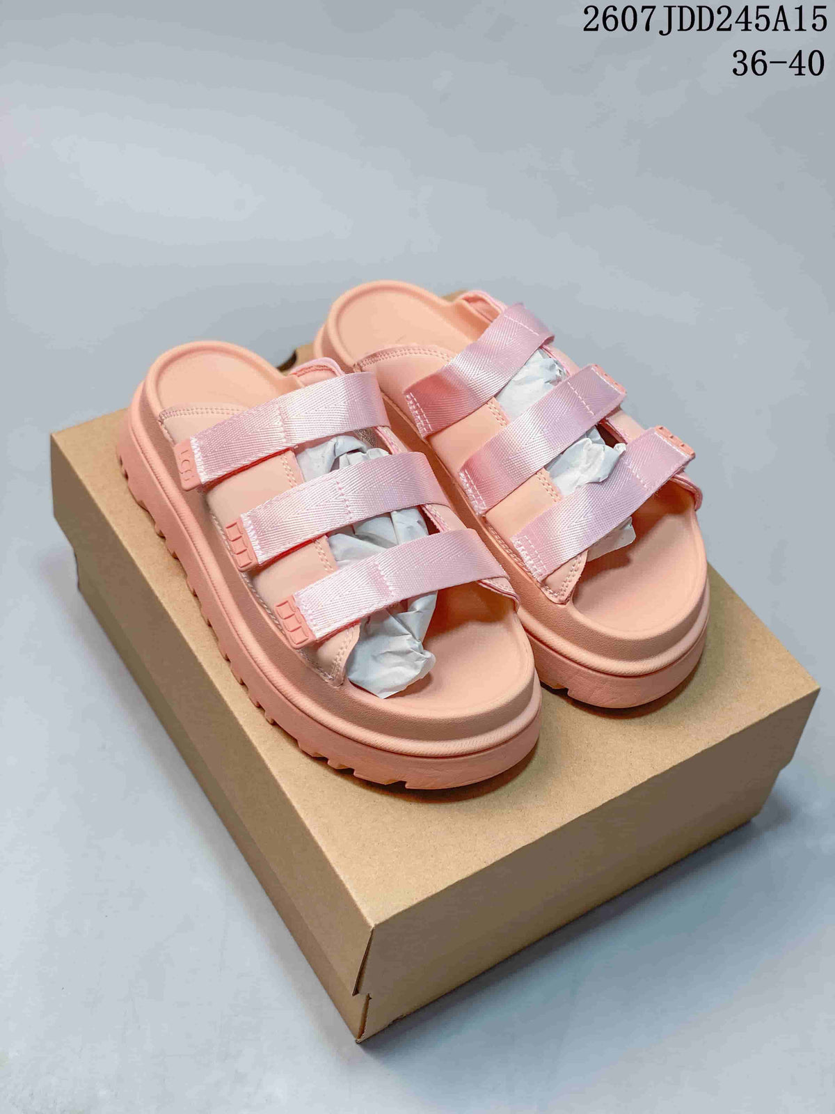 UGG GoldenGlow Slide Sandals Pink Style 07JDD245A15