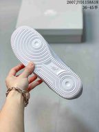 Nike Air Force 1 '07 Low Sneakers, White and Light Blue