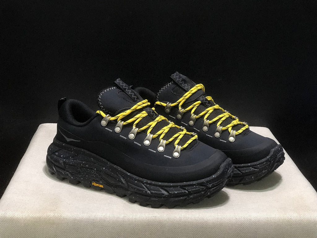 HOKA Tor Summit Trail Sneakers Black and Yellow