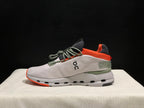 On Cloudnova 1 Sneakers, Silver and Orange