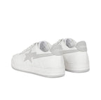 BAPE STA Low Sneakers in White and Grey
