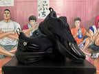 Jordan Black Warrior Basketball Sneakers, Black