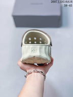 Balenciaga Molded Clog Slides Cream Brown 2607JJD516A16