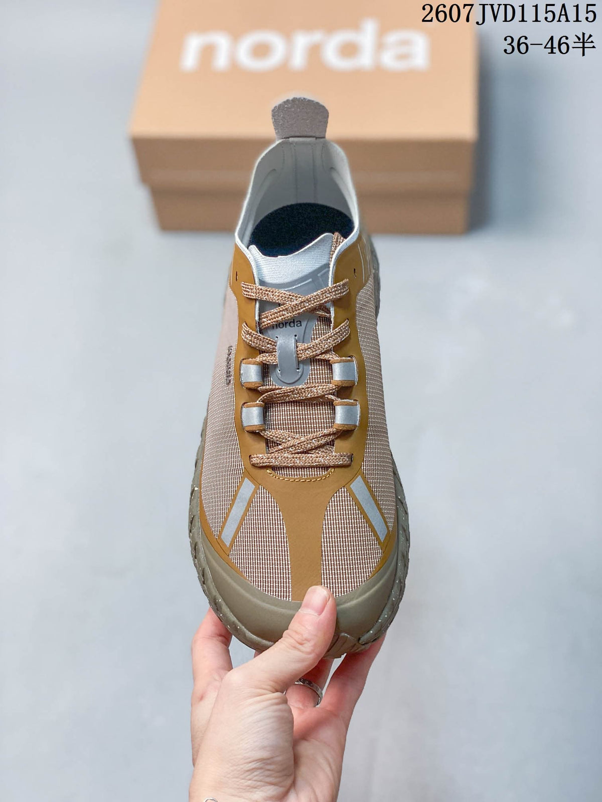 NORDA 001 G+ Trail Sneakers Mustard Gray 2607JVD115A15