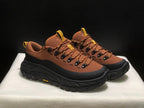 HOKA Tor Summit Hiking Shoes in Brown and Black