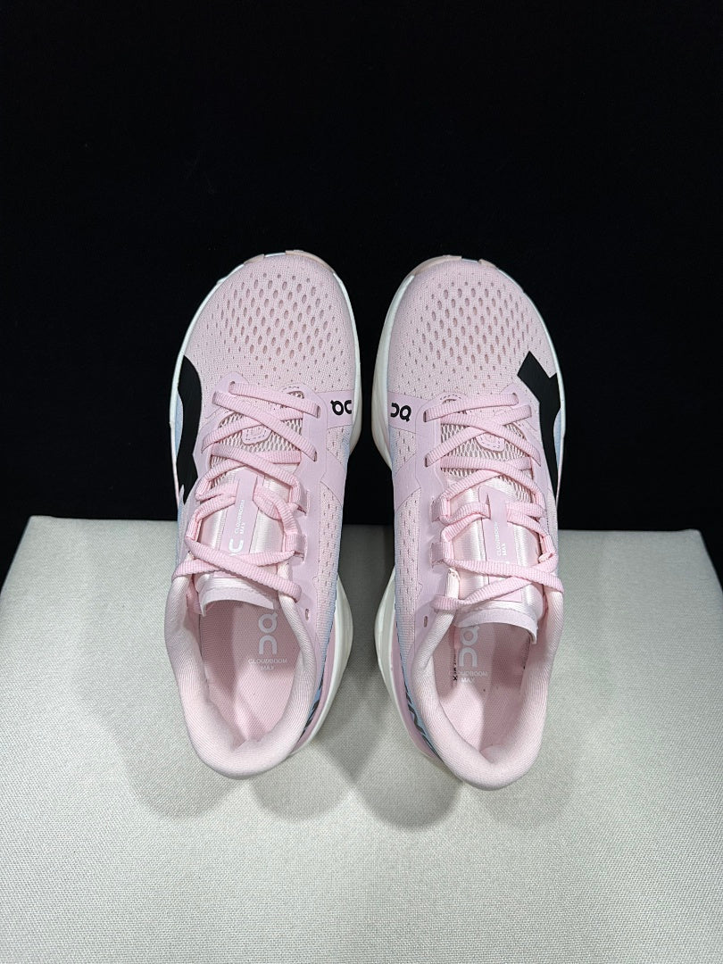 On Cloudboom Max Running Shoes in Pink and Blue