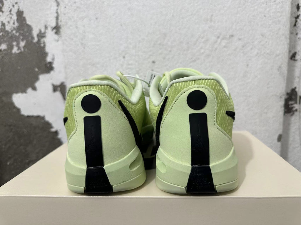 Nike Zoom Basketball Shoes in Pale Yellow and Black