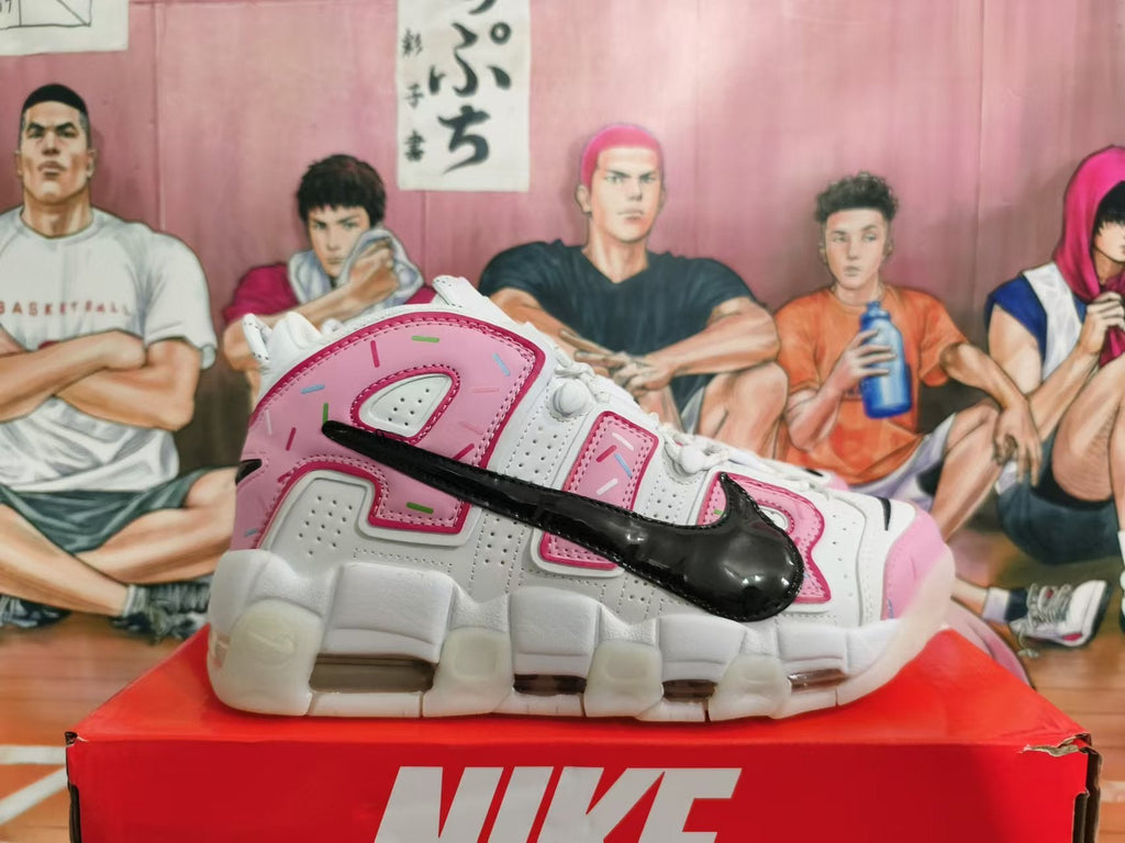 Nike Air More Uptempo Donut Pink Sneakers