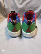 Jordan 5 Freestyle Sneakers in Blue, Orange and Green