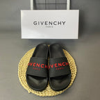 Givenchy Slide Sandals with Graphic Strap