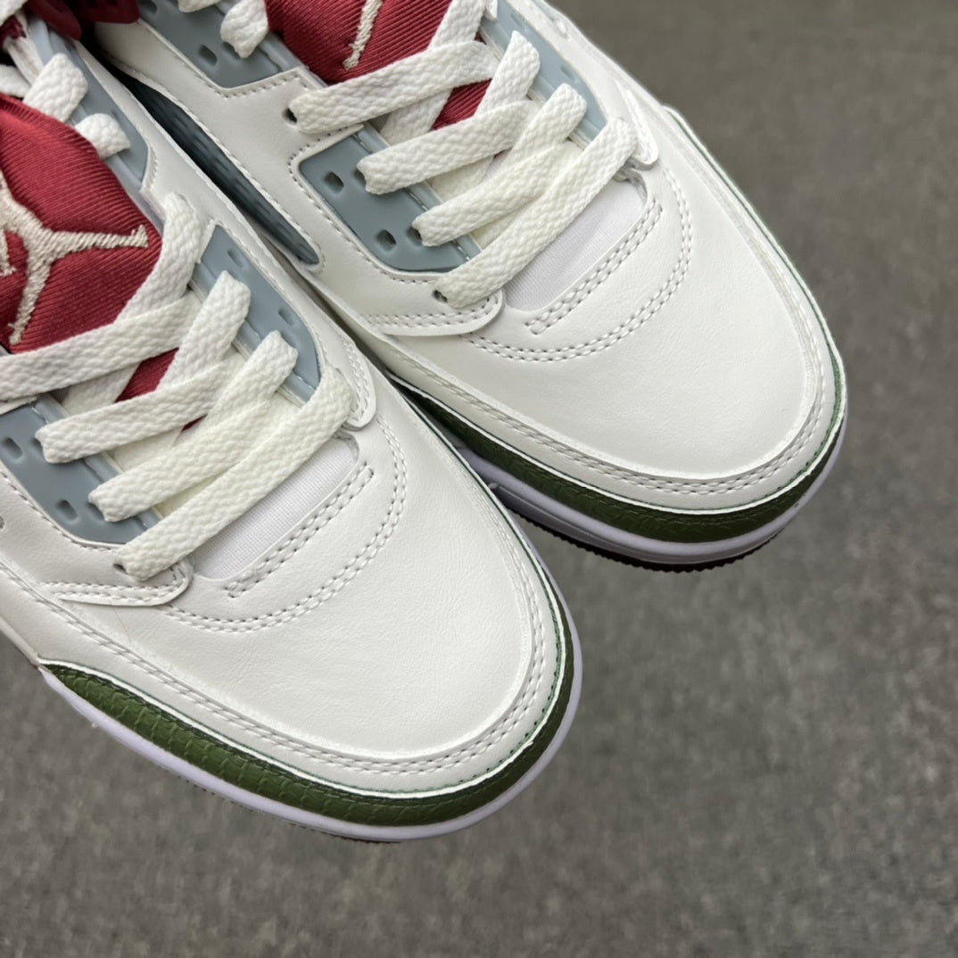 Jordan Spizike Low Year of the Dragon White Green Sneakers