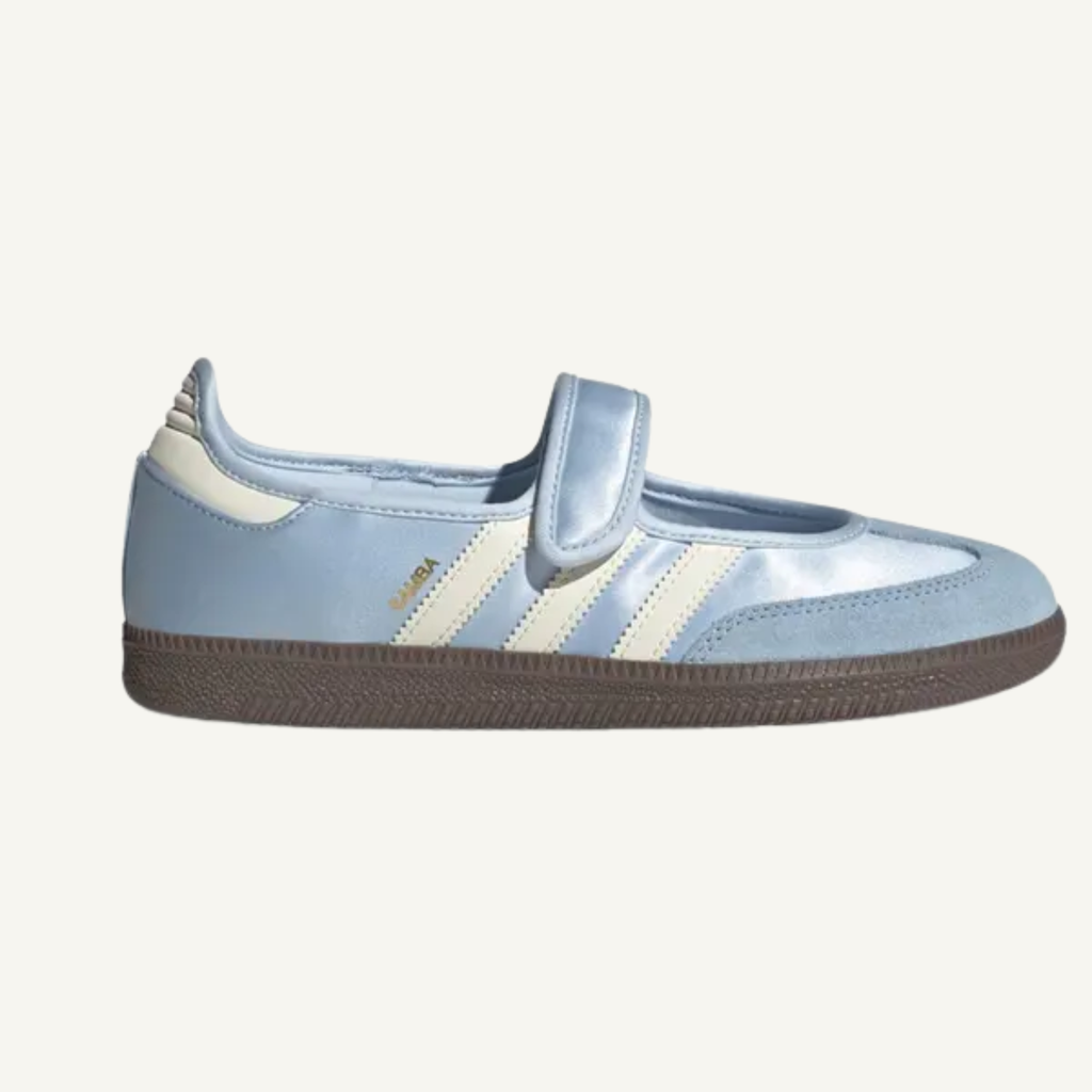 Adidas Originals Women's Crystal Sky Blue Samba Jane Shoes, IH9206