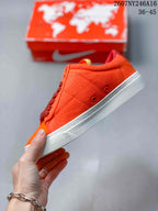 Nike Devin Booker Blazer Low Orange Sneakers 2607NY246A16
