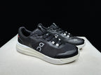 On THE ROGER Clubhouse Pro Tennis Sneakers Black and White