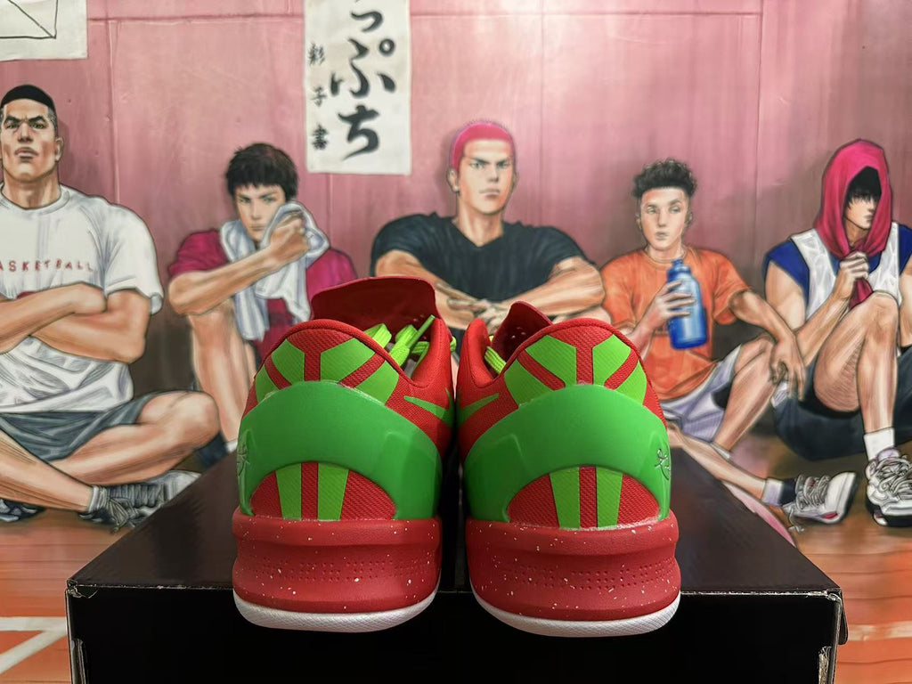 Nike Kobe Basketball Shoes Red Green