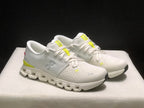 On Cloud X 4 Sneakers, White and Yellow