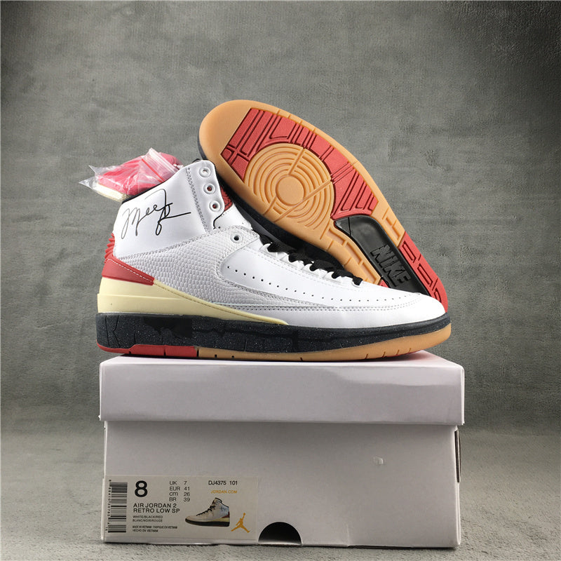 Jordan 2 Retro Low SP White Red DJ4375-101