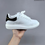 Alexander McQueen Oversized Low-Top Sneakers, White and Black HL281000308