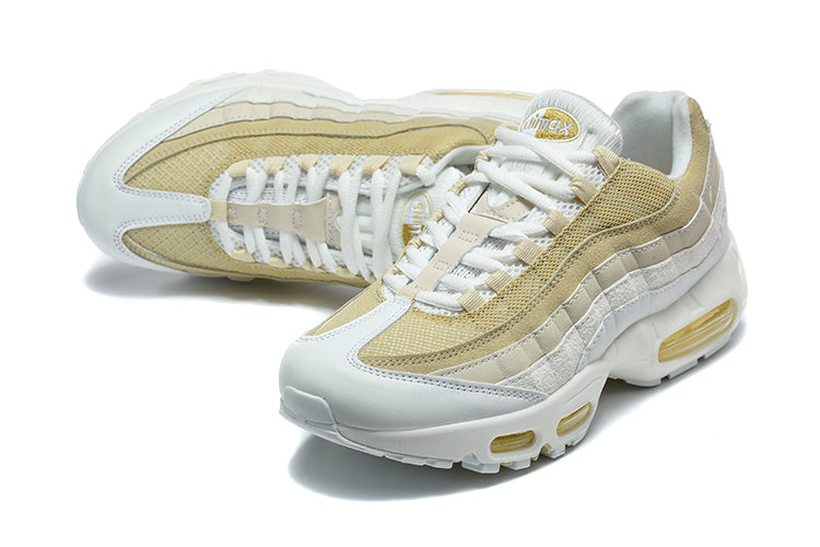 Nike Air Max 95 TT Sneakers, White and Gold