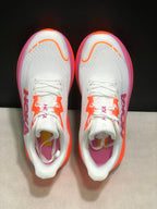 HOKA Skyward X Running Shoes – White, Orange & Pink