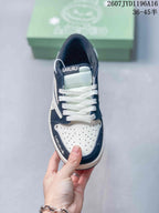 Jordan Air Jordan Low Labubu Graphic Sneakers in Black and White