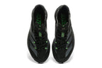Adidas Adizero Running Shoes, Black with Green Accents