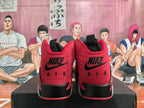 Jordan 6 Retro Red and Black High-Top Sneakers