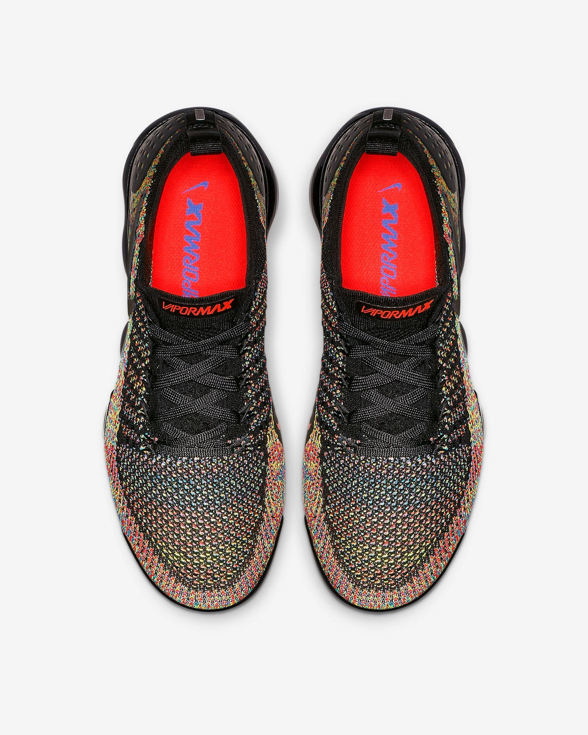 Nike Air VaporMax Flyknit 2 Sneakers Black Multicolor 942842-015