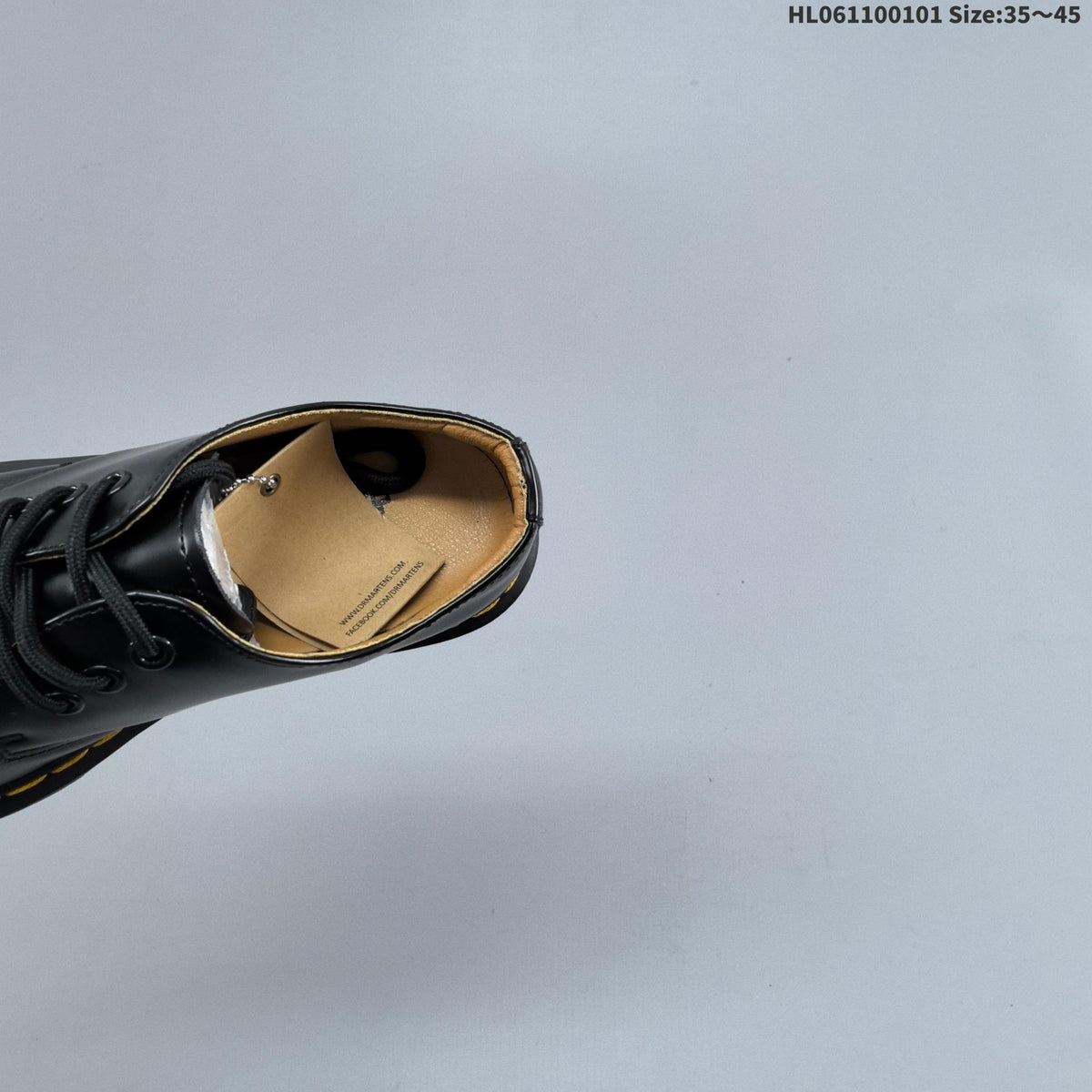 Dr. Martens Sinclair Black Platform Lace-Up Shoes