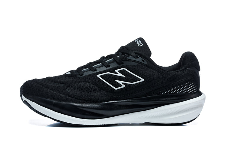 New Balance 1080 Black and White Running Shoes