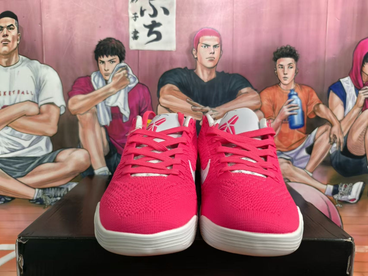 Nike Kobe Basketball Shoes in Pink and White