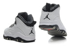 Air Jordan 10 White and Grey Women's Sneakers