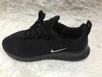 Nike Sportswear Black Mesh Low-Top Sneakers