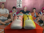Nike Basketball Sneakers in Pink and Yellow