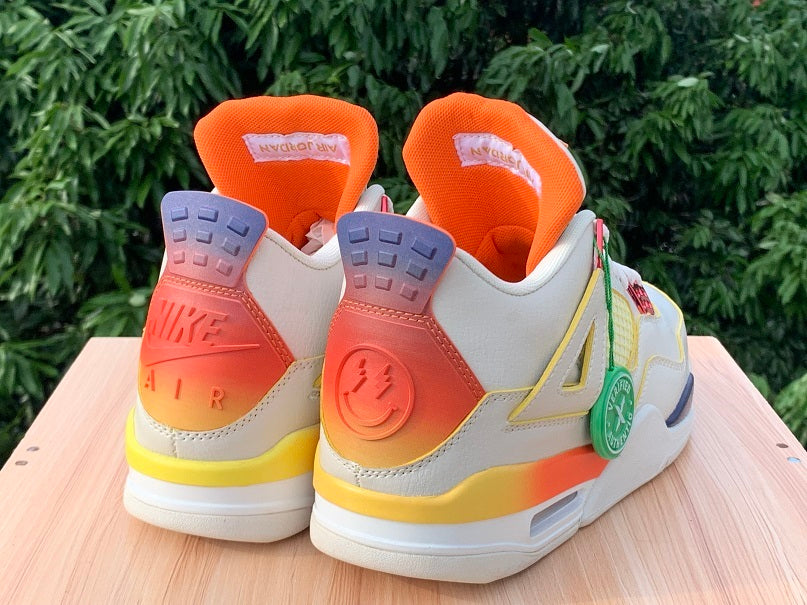Air Jordan 4 J Balvin Medellín Sunset Sneakers