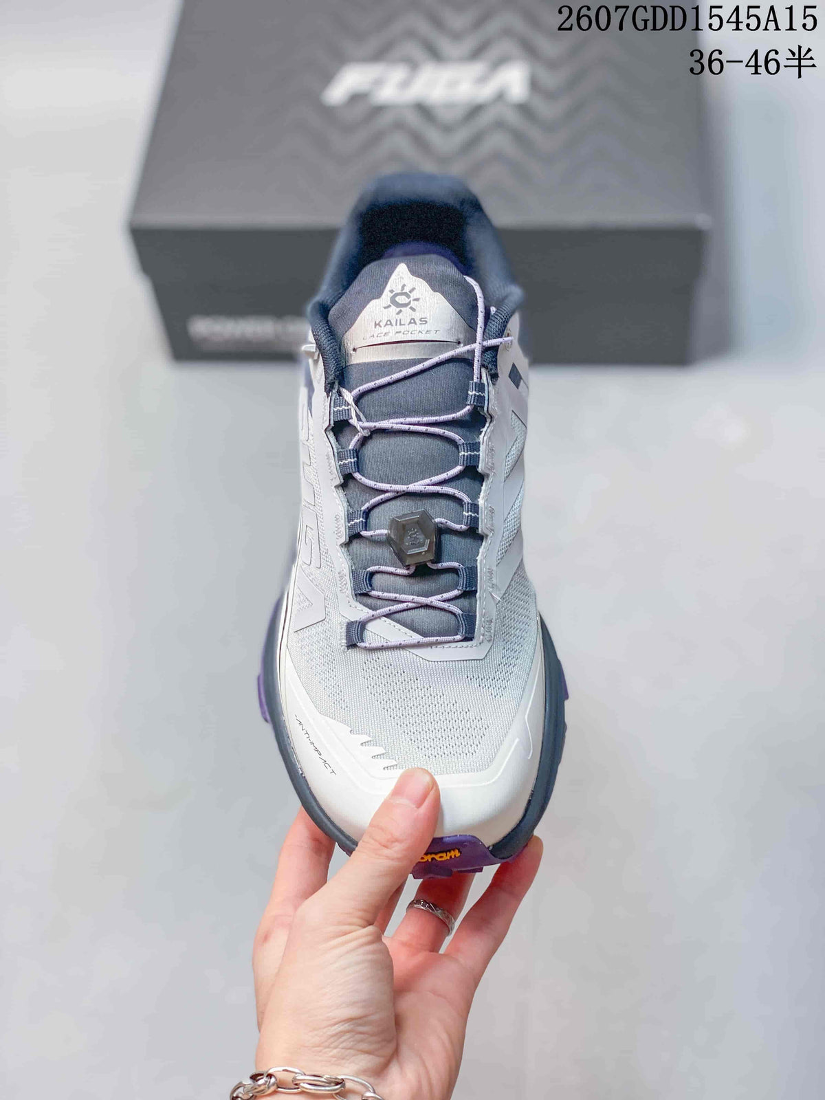 KAILAS FUGA EX3 BOA Hiking Sneakers Gray White Purple