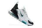 Nike Air Max 270 White Black Turquoise Sneakers