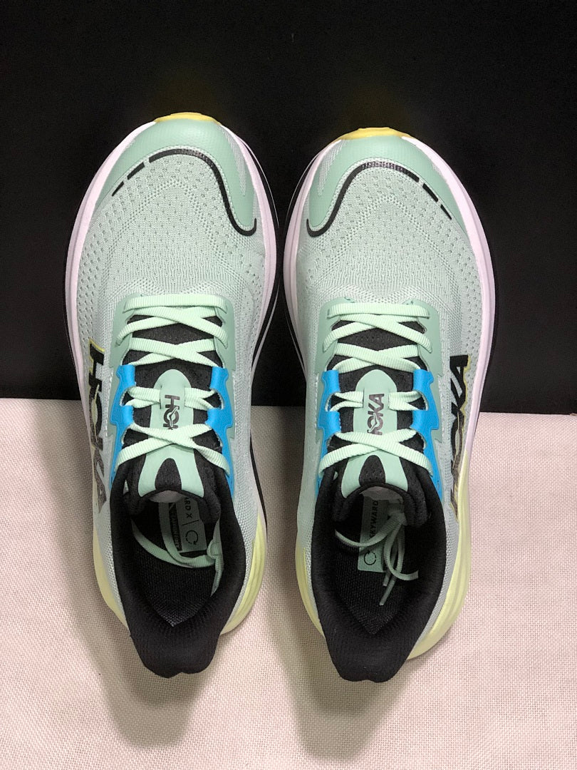 HOKA Skyward X Running Shoes in Mint Green