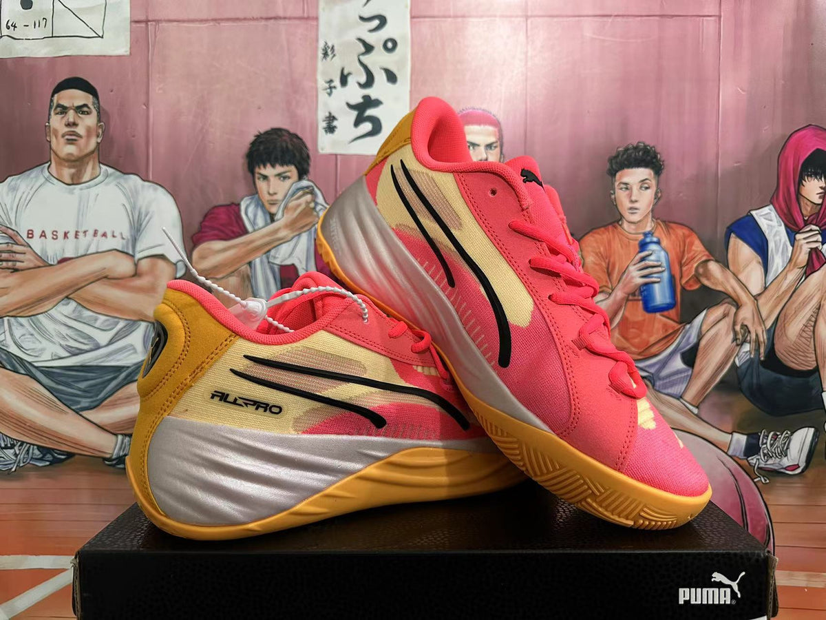 PUMA All-Pro Basketball Shoes Olympic Colorway
