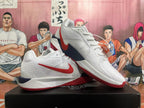 Nike White and Red Basketball Shoes