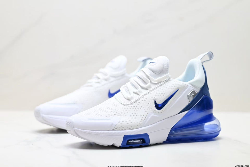 Nike Air Max 270 White and Blue Sneakers IO9884-107