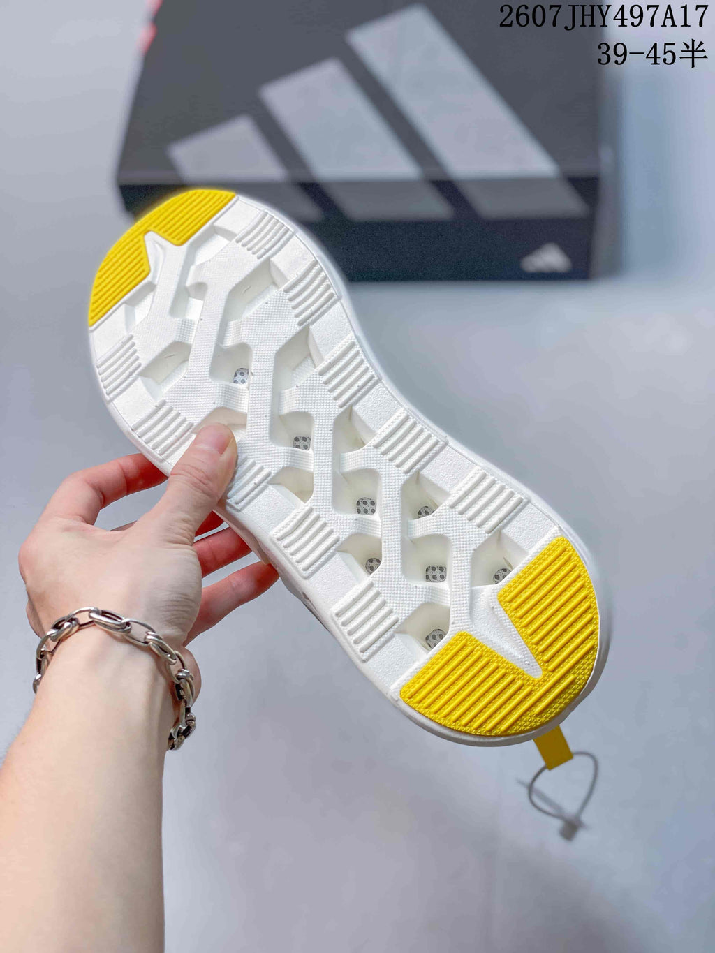 Adidas Climacool Ventage White Yellow Running Sneakers