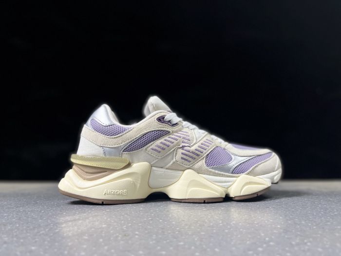 New Balance U9060CW Sneakers in Cream and Lavender