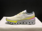 On Cloudmonster 2 Running Shoes, Lime and White