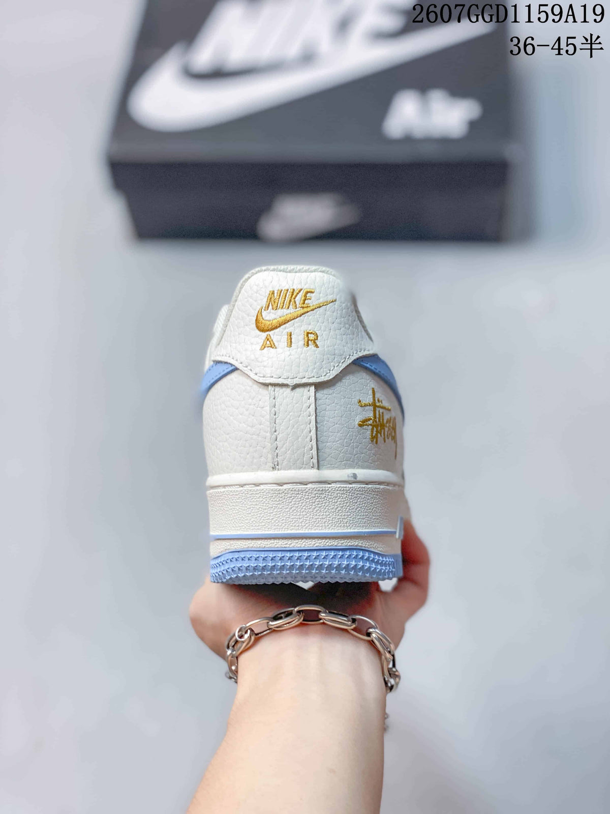 Nike Air Force 1 '07 Low White Light Blue Sneakers