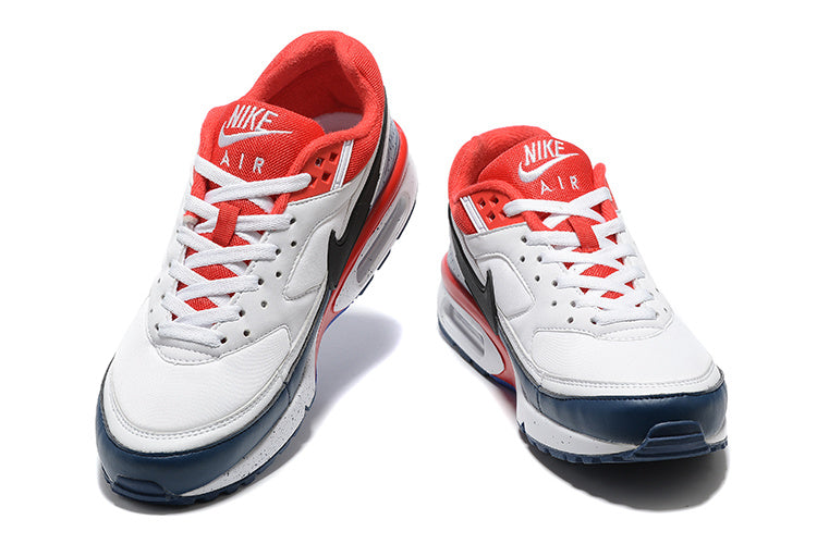 Nike Air Max Sneaker in White, Red and Navy