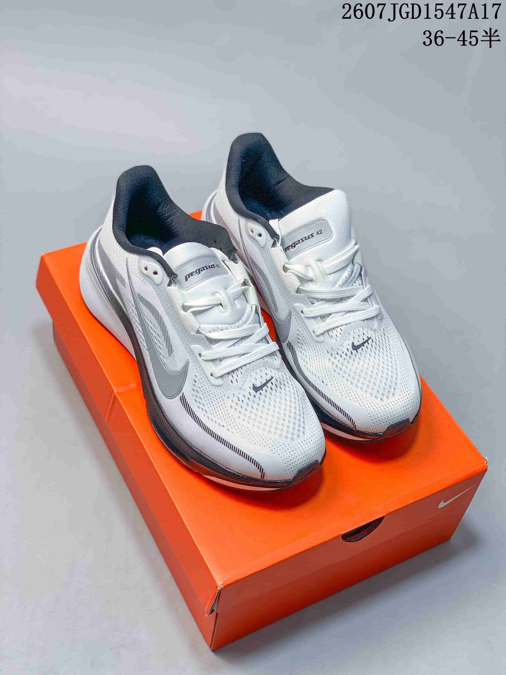 Nike Air Zoom Pegasus 42 Running Shoes White Gray